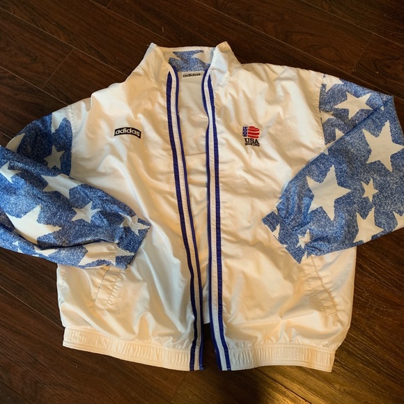 adidas Other - Vintage Adidas USA Boxing Zip Up Windbreaker Mesh